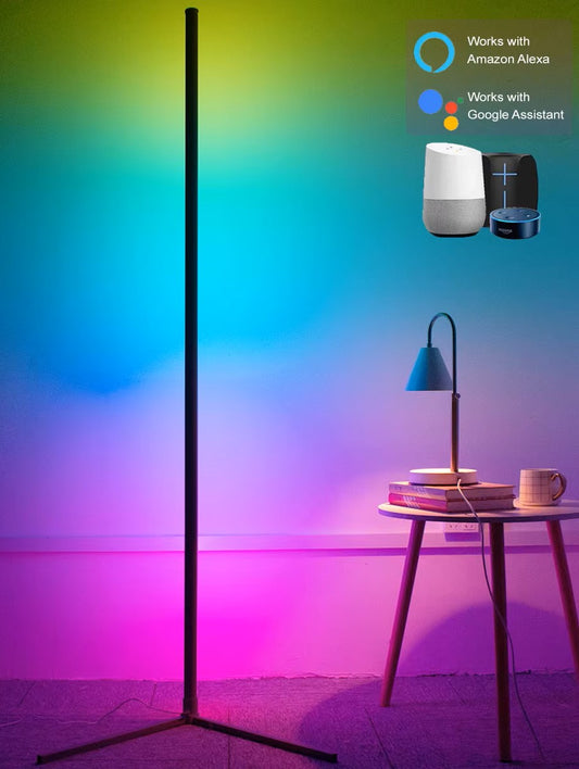 Lampadaire d'angle 140cm Décoration intérieure