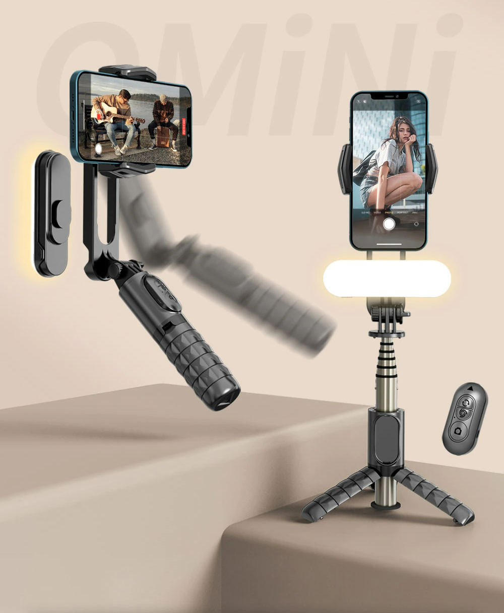 STABILISATEUR + MICRO   - IOS/ANDROID -